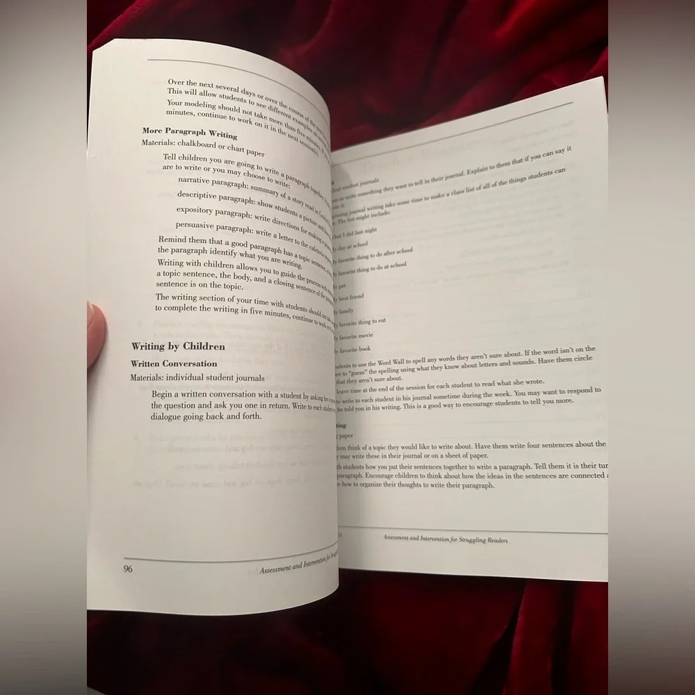 Struggling readers book